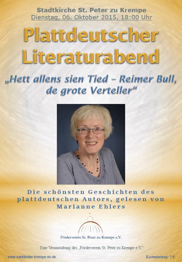 Plattdeutsche Literaturabend
